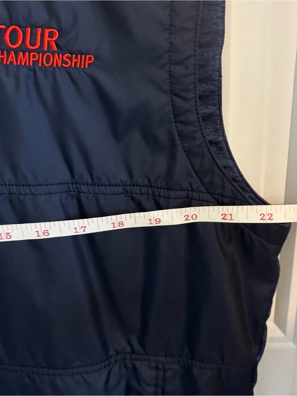 TOUR Championship Vest - Navy Color Size Men's Large